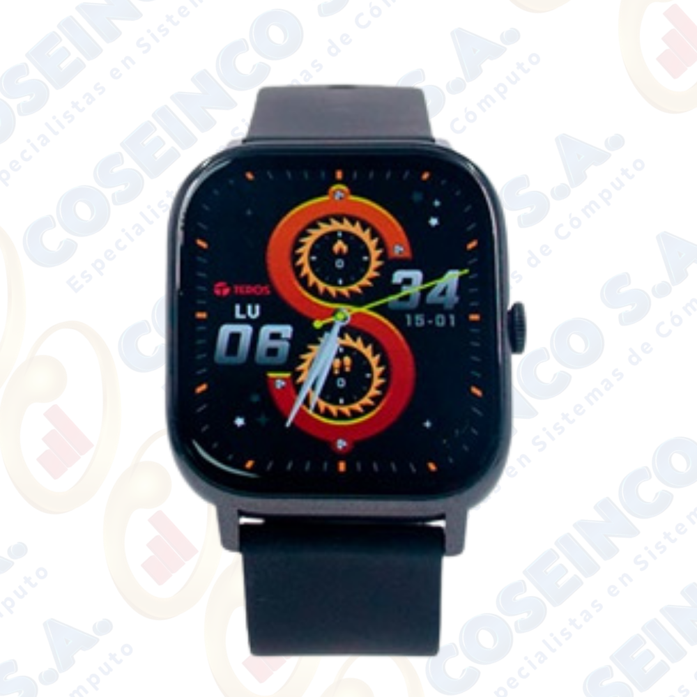 Reloj inteligente TEROS TE-8084N, 1.85&quot; AMOLED, IP68, bluetooth 5.3, negro / TE8084N