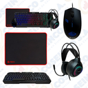 Kit gamer TEROS TE-4063N, teclado multimedia, mouse, headset, mouse pad / TE4063N