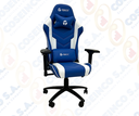 Silla gamer TEROS TE-8126B, azul y blanco / TE8126B