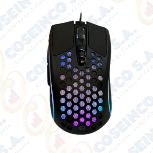 [426155] Mouse gamer TEROS TE-1210G, 7 botones, RGB, negro / TE-1210G