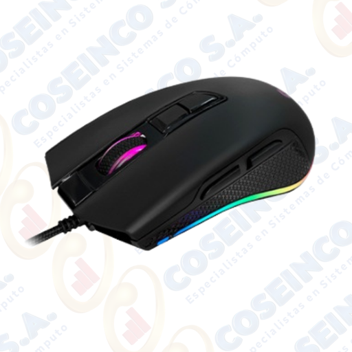 [426156] Mouse gamer TEROS TE-1211G, 7 botones, RGB, negro / TE-1211G