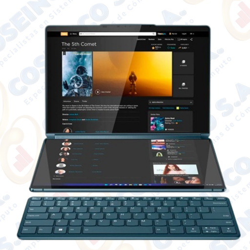 [417735] Notebook de Doble Pantalla (2 x 13.3") Lenovo Yoga Book 9 13IRU8, 2 x 13.3" 2.8K OLED Touch, Core i7-1355U 1.7/5.0GHz / 82YQ000CLM