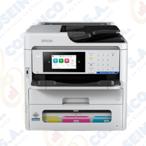 [475670] Impresora Epson MFP Color WorkForce Pro EM-C800, Imprime/Escanea/Copia/Fax/USB/WLAN/LAN / C11CK19301