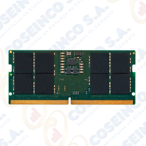 [464448] Memoria SODIMM Kingston 16GB DDR5-5600MHz, PC5-44800, CL46, 1.1V, 262-pin, 1Rx8, Non-ECC /  KVR56S46BS8-16